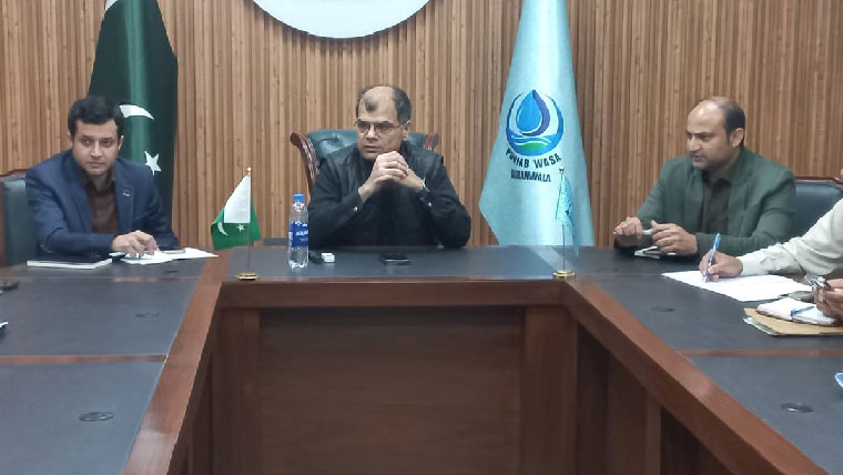  ایم ڈی واسا کا ترقیاتی منصوبوں کا  دورہ‘ معیار اور رفتار تیز کرنے کی ہدایت 