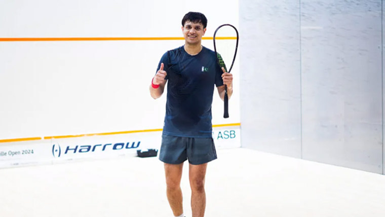 عاصم خان ورلڈ سکواش  کوالیفائر کے فائنل میں داخل