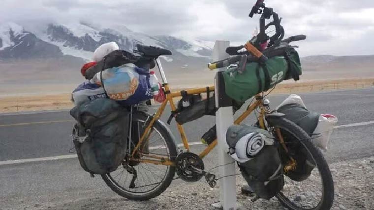 دنیا کی سیرکیلئے نکلا جرمن سائیکلسٹ اسلام آبادپہنچتے ہی لٹ گیا