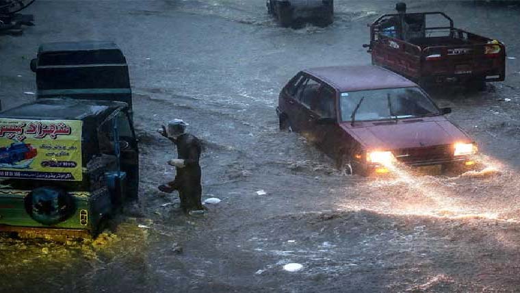 بارش سے کاروباری نظام تباہ تاجروں کو 5ارب نقصان