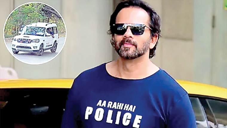 گاڑیوں پر پولیس سٹیکرز لگانے  پر روہت شیٹی کی وضاحت 