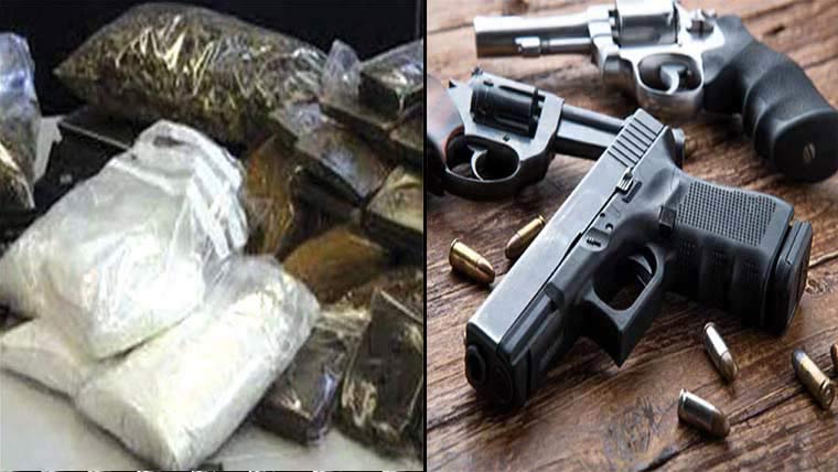 منشیات فروش اور ناجائز اسلحہ  رکھنے والا ملزم گرفتار