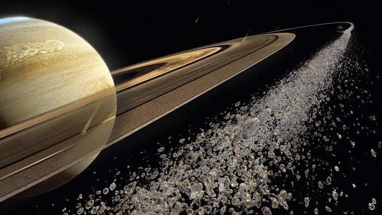 سیارہ زحل کے گرد کنارے کیسے وجود میں آئے ؟