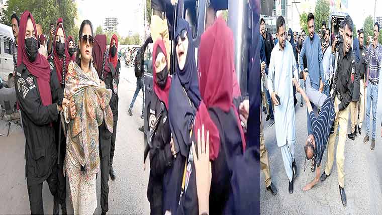 پی ٹی آئی کا پٹرول قیمت، مہنگائی کیخلاف احتجاج،کئی کارکن گرفتار