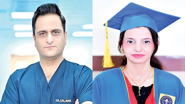 ڈاکٹر میاں بیوی کی بیک وقت پروفیسرکے عہدے پر ترقی 