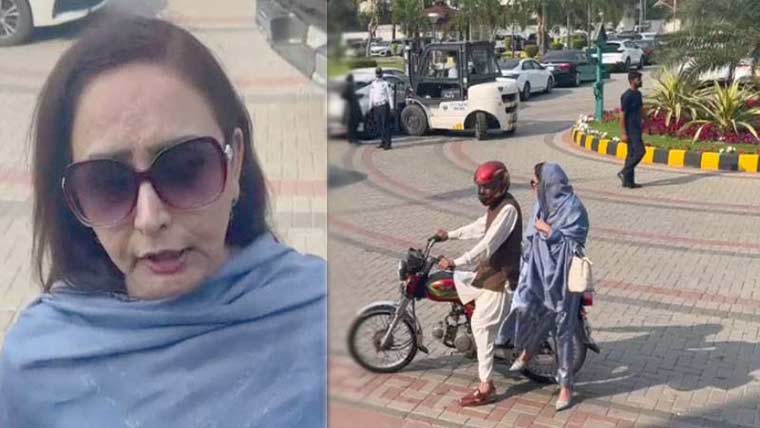 کفایت شعاری،پارلیمانی سیکرٹری  رشدہ لودھی موٹر سائیکل پراجلاس  میں شرکت کیلئے پہنچ گئیں