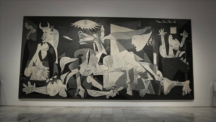 سپین :پابلو پیکاسو کی جنگ مخالف  پینٹنگ ’’گرنیکا‘‘کی منتقلی پر تنازع