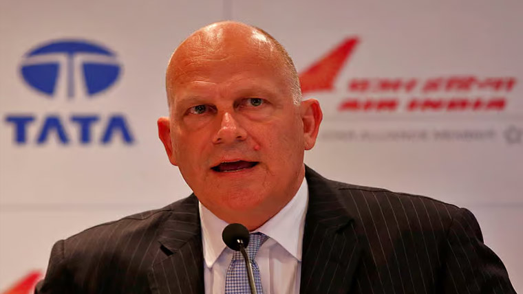 ایئر انڈیا کے سی ای او مستعفی