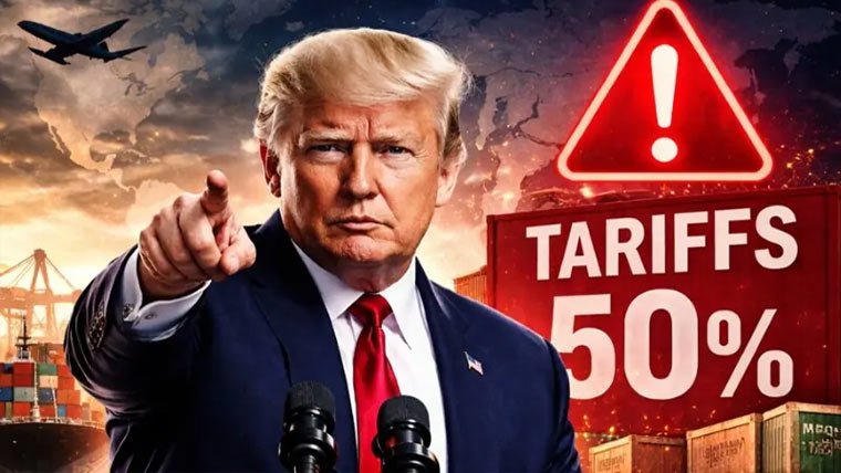 ٹرمپ کا ایران کو ہتھیار دینے والے  ملکوں پر 50فیصد ٹیرف کا اعلان