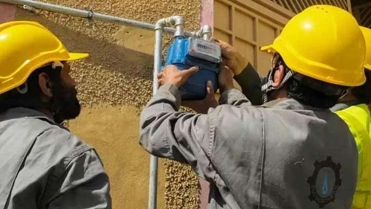 ٹاسک فورس کی کارروائی  55 گیس میٹرز کی چیکنگ 