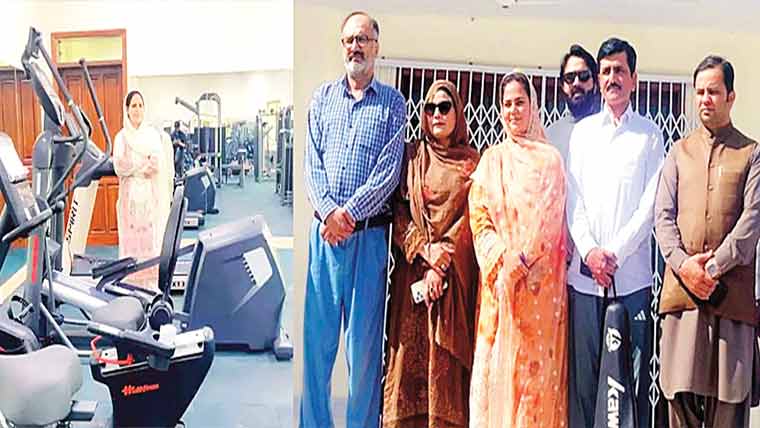 پنڈی بھٹیاں :جدید سہولیات سے آراستہ سپورٹس جمنزیم فعال 