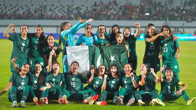  فیفا سیریز‘قومی ویمنز ٹیم کی فتح