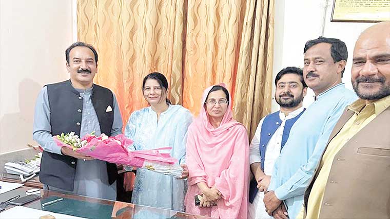  ظفر اقبال نے ڈسٹرکٹ پاپولیشن  ویلفیئر آفیسر کا چارج سنبھال لیا 