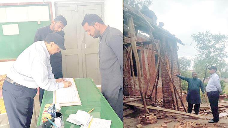 ڈائریکٹر لائیوسٹاک کا جھنگ کا دورہ، ویٹرنری ہسپتالوں کا جائزہ 