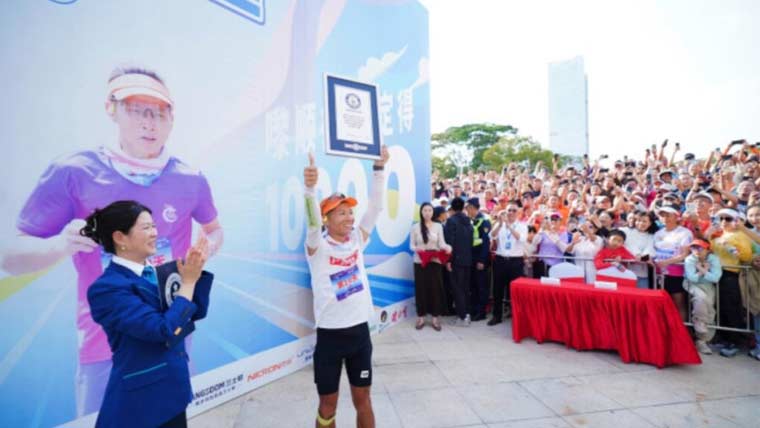 100دن روازنہ100کلو میٹر دوڑنے کا عالمی ریکارڈ 