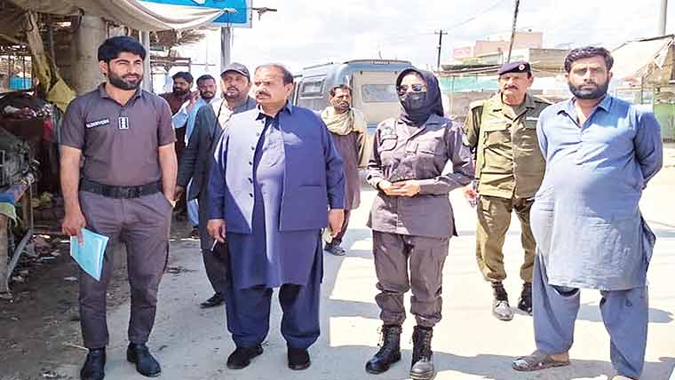 سرکاری اراضی پر قائم  ناجائز تجاوزات کا خاتمہ 