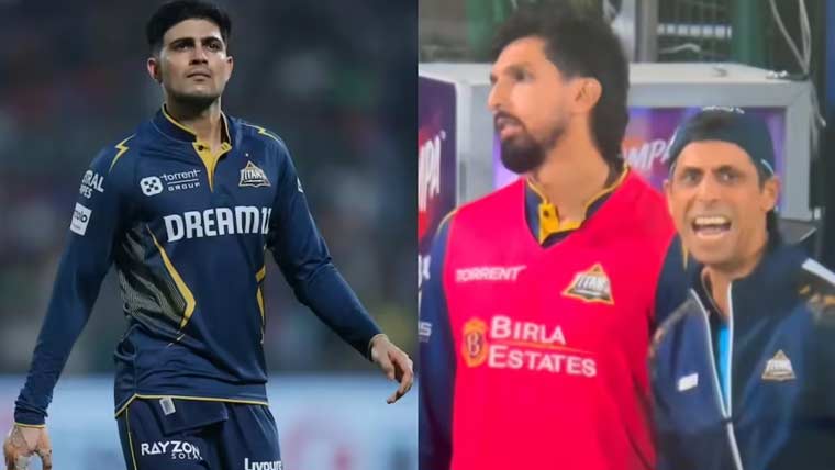 آئی پی ایل، میچ میں نہرا نے شبھمن کو گالی دیدی