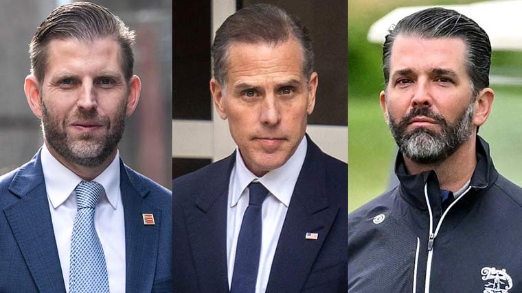 جوبائیڈن کے بیٹے نے ٹرمپ کے 2  بڑے بیٹوں کو ’’کیج فائٹ ‘‘کا چیلنج دیدیا