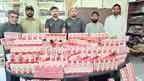بغیر ڈیوٹی والے سگریٹ کے 2100پیکٹ دکانداروں سے برآمد