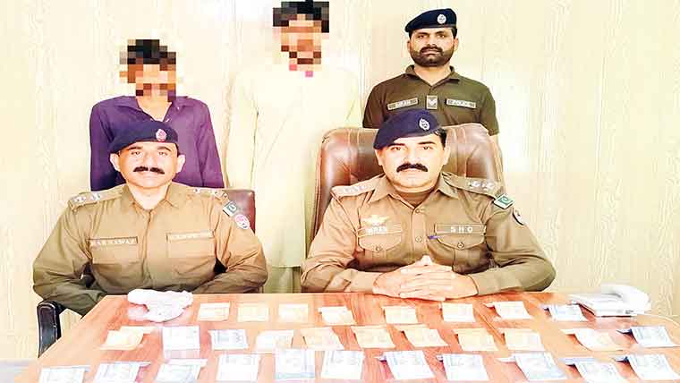 چوری اور راہزنی کی وارداتوں  میں ملوث 2 رکنی گینگ گرفتار  لاکھوں کا مال مسروقہ برآمد 