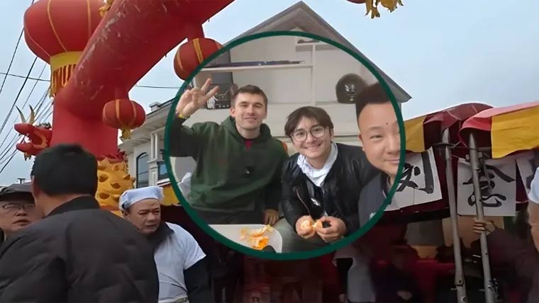 امریکی سیاح جنازے کے کھانے کو ریسٹورنٹ سمجھ بیٹھے 