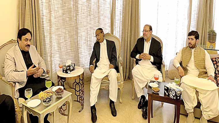 ڈپٹی چیئرمین سینیٹ کی شجاعت سے ملاقات،اتحاد ، مکالمے پر زور