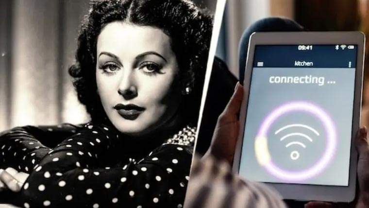 دیواروں کے پار وائی فائی،پیچھے چھپی ہالی ووڈ اداکارہ