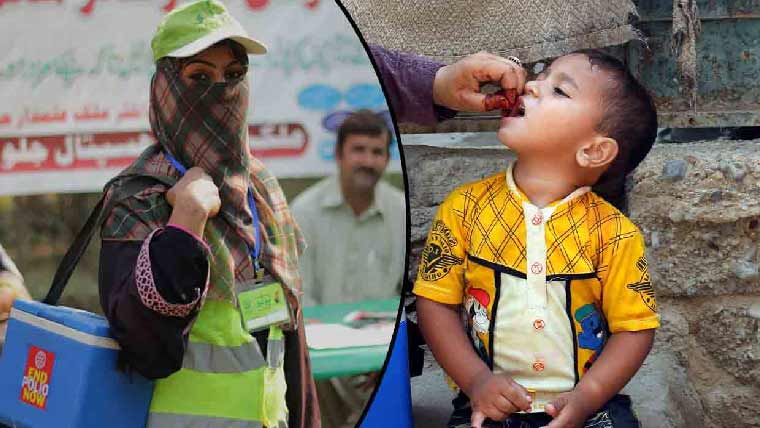 پولیو  کا  پہلا  روز،2لاکھ 29ہزار 609بچوں  کو  قطرے  پلائے  گئے