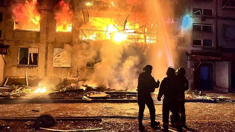 یوکرین پر روسی حملے ، 7 ہلاک،27 زخمی،10 کی حالت نازک 