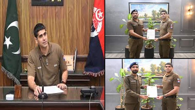  امن کمیٹی کی جانب سے 28پولیس افسروں کو شیلڈزتقسیم 