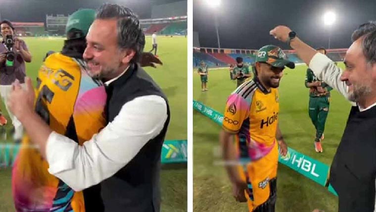  سی ای او سلمان نصیر نے  بابر اعظم کی نظر اتار دی 