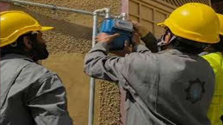 60گیس میٹرز کی چیکنگ 