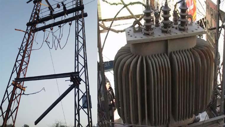  لاکھوں روپے کا ٹرانسفارمر چوری