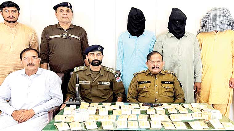 مڈھ رانجھا:چوری و نقب زنی میں ملوث 3رکنی گینگ گرفتار