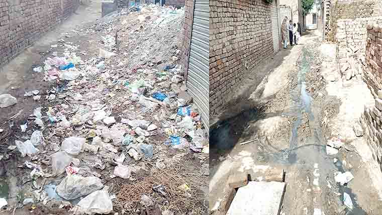 حسین آباد ، صفائی نظام درہم برہم، شہریوں کا نوٹس کا مطالبہ