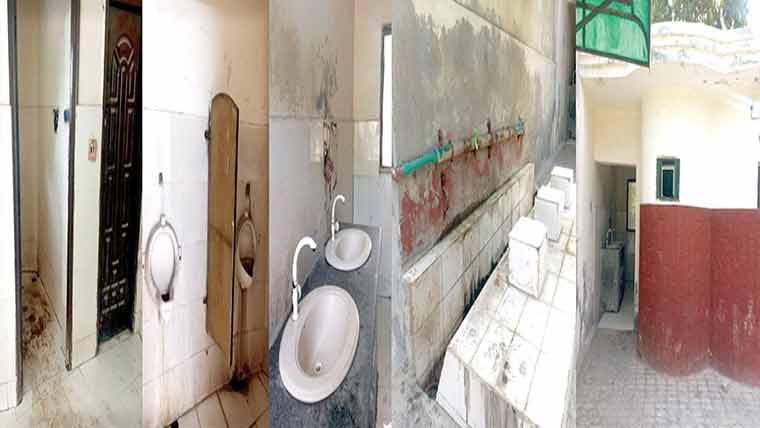 ڈی گرائونڈ پارک کے واش رومز کی خستہ حالی شہریوں کو شدید مشکلات