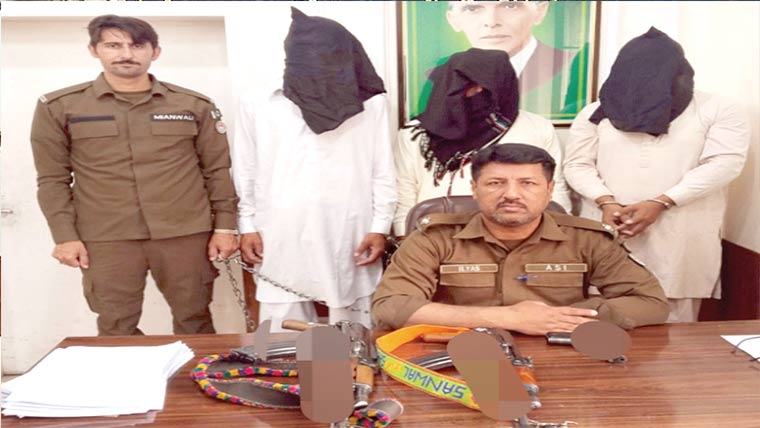 اقدام قتل کے مقدمہ میں  گرفتار ملزم سے اسلحہ برآمد