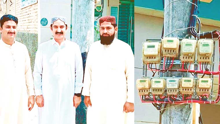 ایس ای میپکو کاچوٹی سب ڈویژن  کا دورہ، میٹر کلسٹر سائٹس کا معائنہ