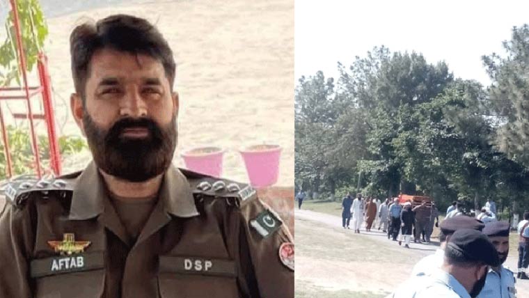  ڈی ایس پی ٹوبہ ٹیک سنگھ اسلام آباد  میں دوران سپیشل ڈیوٹی دل کادورہ  پڑنے سے انتقال کرگئے