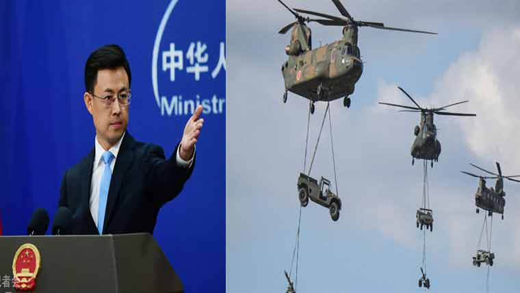 امریکا، جاپان اور فلپائن کی  مشترکہ فوجی مشقیں آگ  کیساتھ کھیلنے کے مترادف:چین