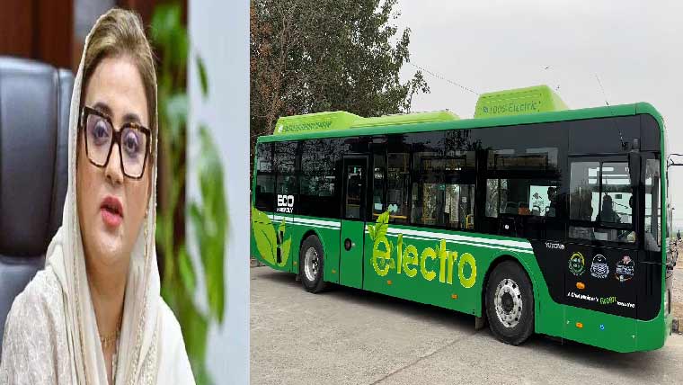 شیخوپورہ:10روزمیں الیکٹرک گرین بسیں چلانے کا اعلان 