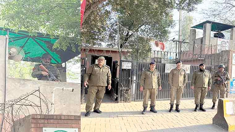  موجود بینکس اور جوڈیشل کمپلیکس کے سکیورٹی انتظامات کا معائنہ 