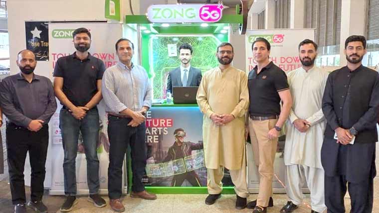 زونگ کے تحت اسلام آباد ائرپورٹ پر پہلا فائیو جی سہولت و سیلز کاؤنٹر قائم