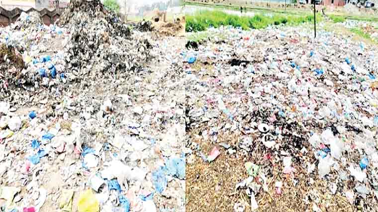 جامکے چٹھہ:صفائی کے ناقص انتظامات ، صورتحال ابتر 