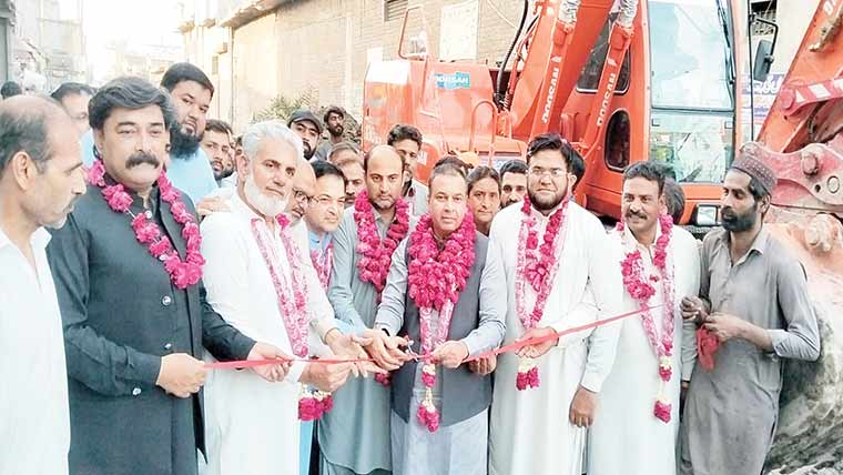 55کروڑ روپے کی گرانٹ سے سیوریج منصوبے کا آغاز 