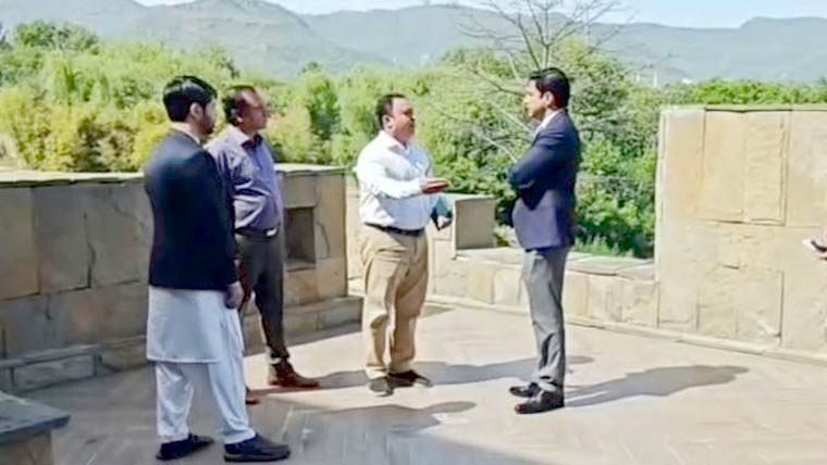 چیئرمین سی ڈی اے کا گندھارا  سٹیزن اینڈ ہیریٹیج کلب کا  دورہ کام جلد مکمل کرنیکی ہدایت 