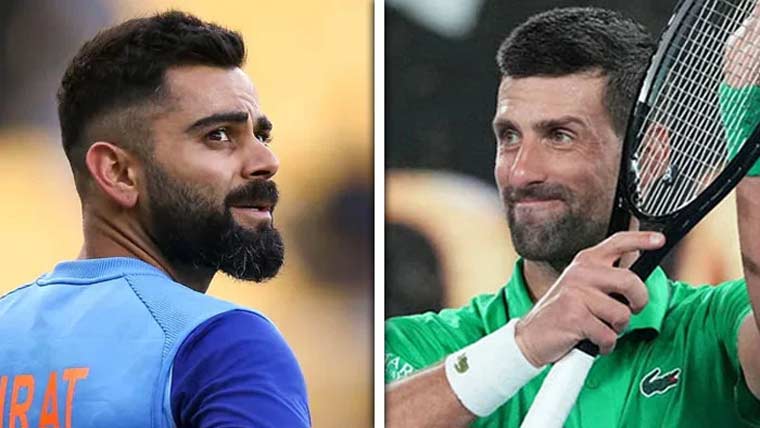 میری کرکٹ میں دلچسپی کی وجہ ویرات کوہلی :نواک جوکووچ 