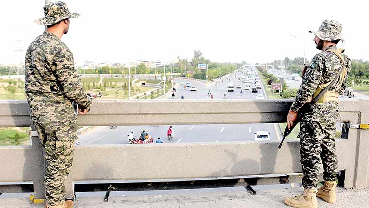 اسلام آباد میں سکیورٹی کے غیرمعمولی انتظامات