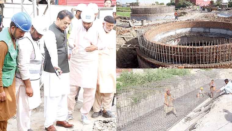 سیوریج منصوبہ کی مقررہ مدت میں تکمیل ترجیح : عبد الرزاق 