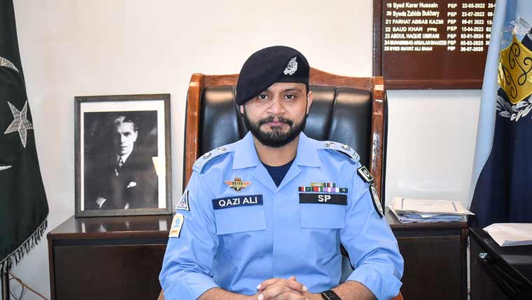 ایس ایس پی آپریشنز کا ناکہ جات کا  دورہ ،چیکنگ مزید سخت کرنیکی ہدایت 